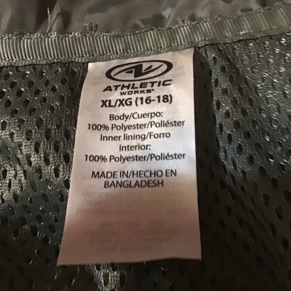 Hooded Raincoat Windbreaker Size 16-18 - Picture 6 of 10